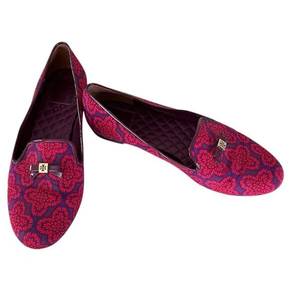Tory Burch Shoes - Tory Burch Red & Purple Loafers MI Brazil EUC 9.5